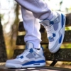 Real lifestyle image of Air Jordan 4