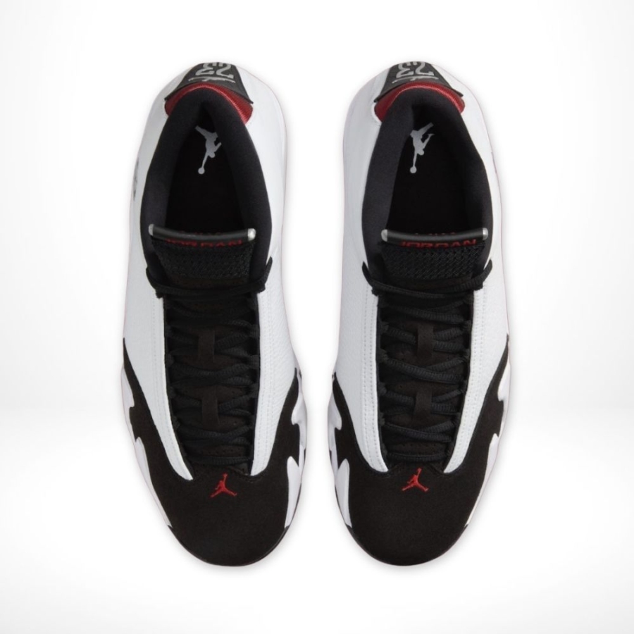 Top view of Air Jordan 14