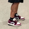 Real lifestyle image of Air Jordan 1