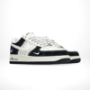 Angled front view of a full pair of Air Force 1