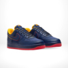 Angled front view of a full pair of Air Force 1