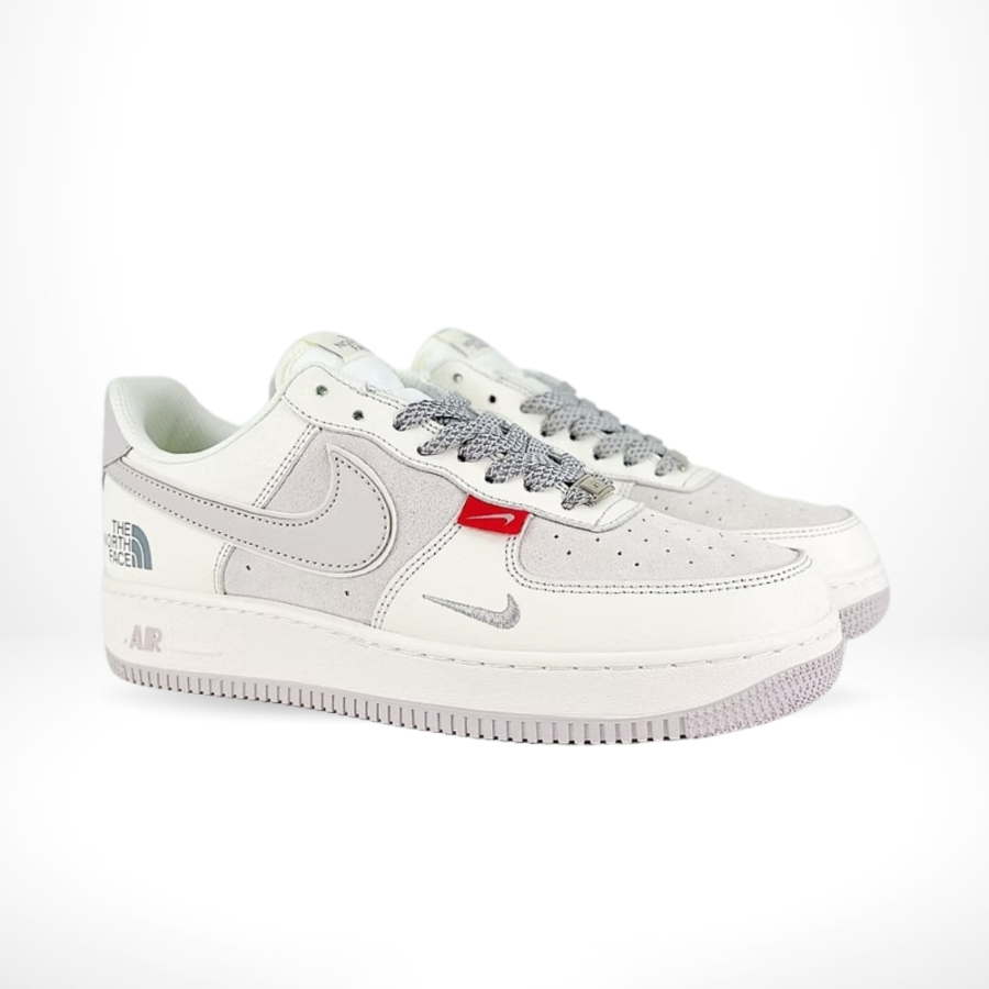 Air Force 1 x The North Face Classic Collaboration Off White Grey - Image 2