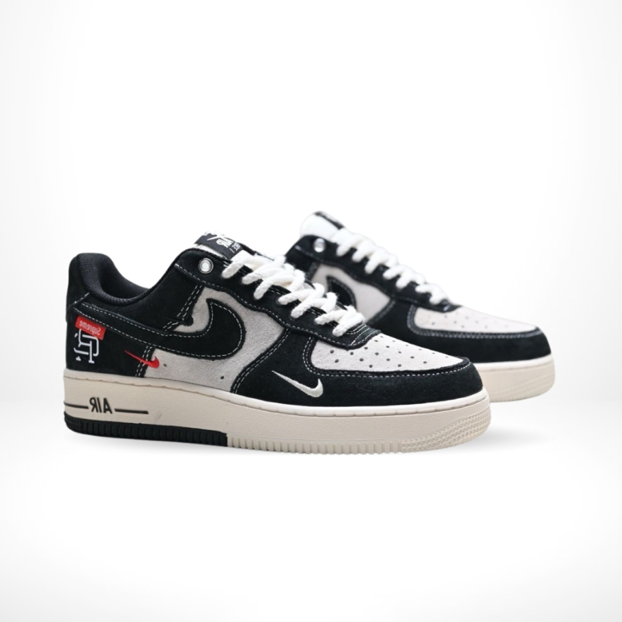Air Force 1 Low X Stussy Black Grey - Image 2
