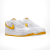 Angled front view of a full pair of Air Force 1