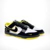 Angled front view of a full pair of Nike SB Dunk Low