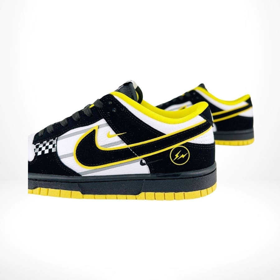Nike SB Dunk Low Black White Yellow  - Image 7