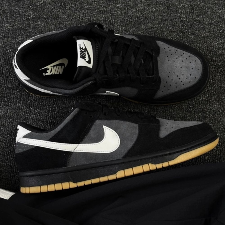 Nike SB Dunk Low Black Grey Gum - Image 7