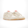 Angled front view of a full pair of Nike Dunk Low