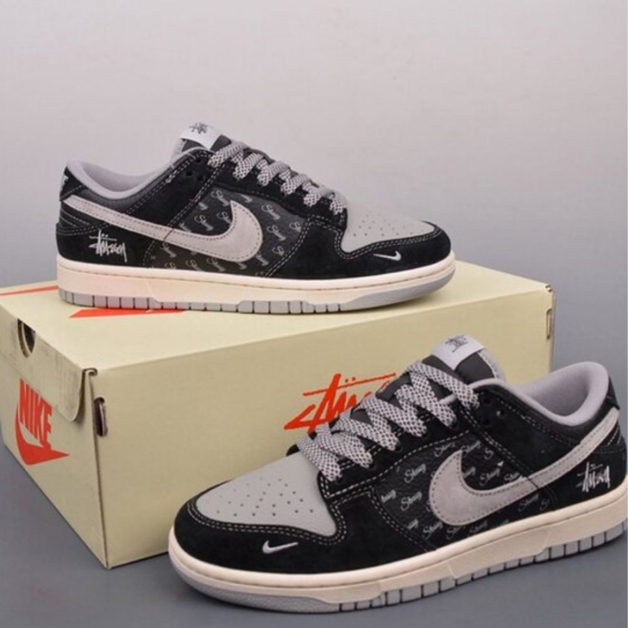 Nike Dunk Low X Stssy Black White - Image 7