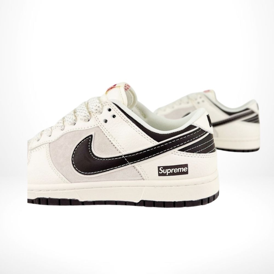 Nike Dunk Low X Supreme Black Beige - Image 7