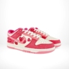 Angled front view of a full pair of Nike SB Dunk Low