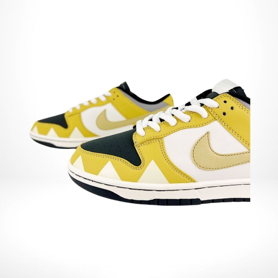 Nike SB Dunk Low Grey Liminous Yellow White - Image 5