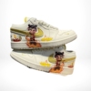 Angled front view of a full pair of Nike Dunk Low