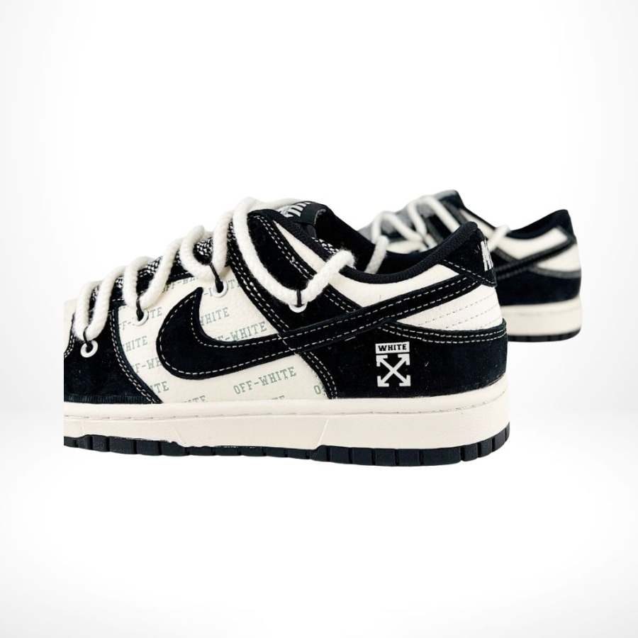 Nike SB Dunk Low X Off White Black White - Image 6