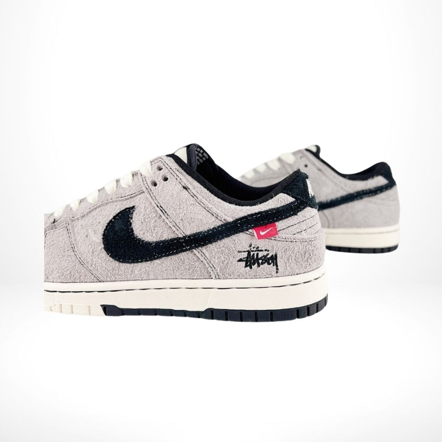 Nike SB Dunk Low X Stussy Grey Black - Image 6