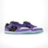 Angled front view of a full pair of Nike SB Dunk Low