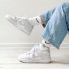 On-foot of the Air Nike Dunk Low