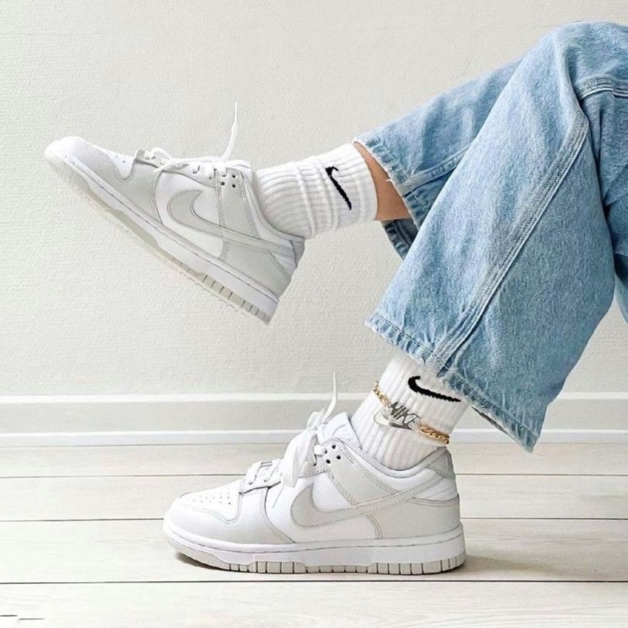 On-foot of the Air Nike Dunk Low