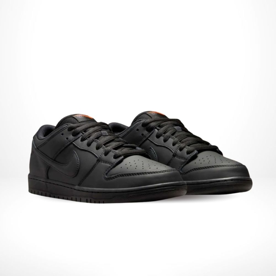 Nike SB Dunk Low Pro ISO  Triple Black - Image 2