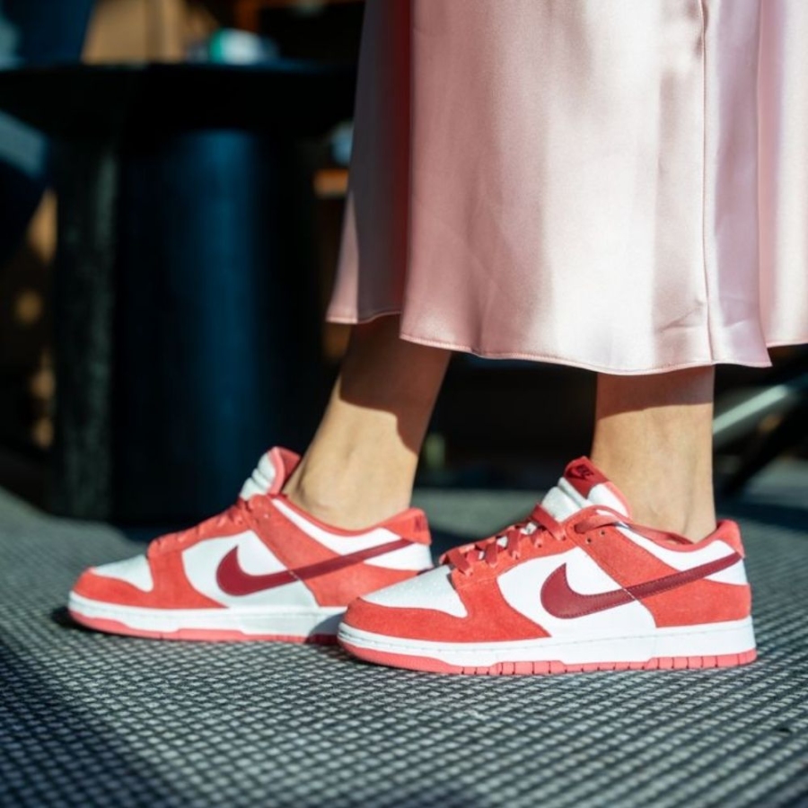 On-foot of the Nike SB Dunk Low
