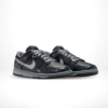 Angled front view of a full pair of Nike Dunk Low
