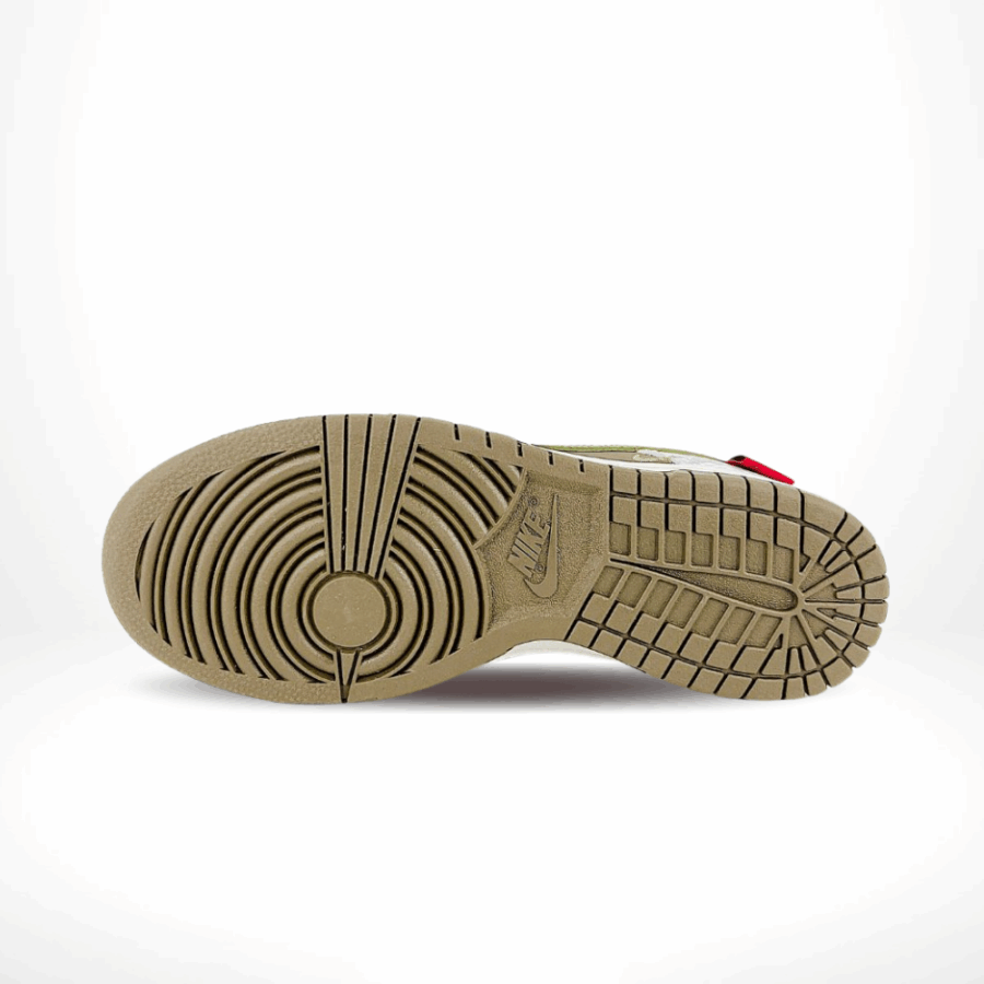 Bottom view of the Nike SB Dunk Low