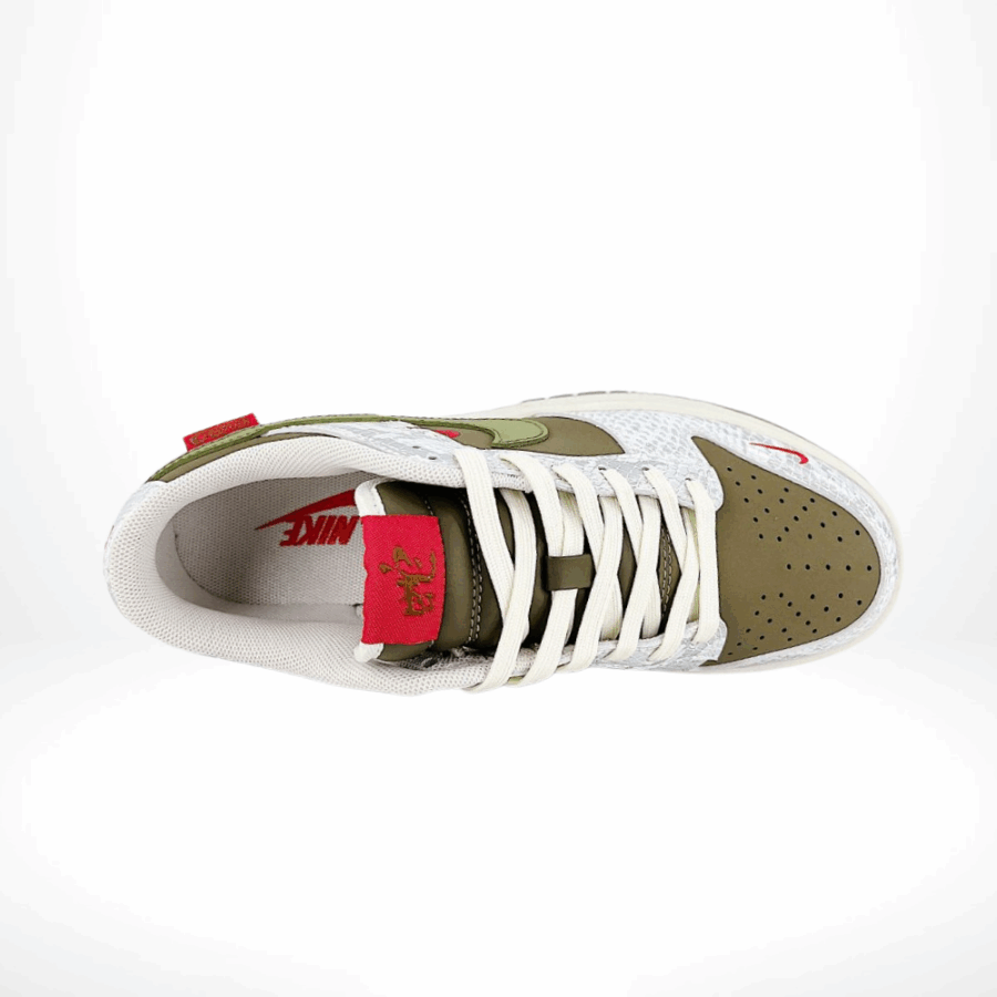 Top-down view of the Nike SB Dunk Low
