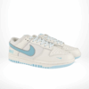 Angled front view of a full pair of Nike SB Dunk Low