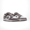Angled front view of a full pair of Nike Dunk Low