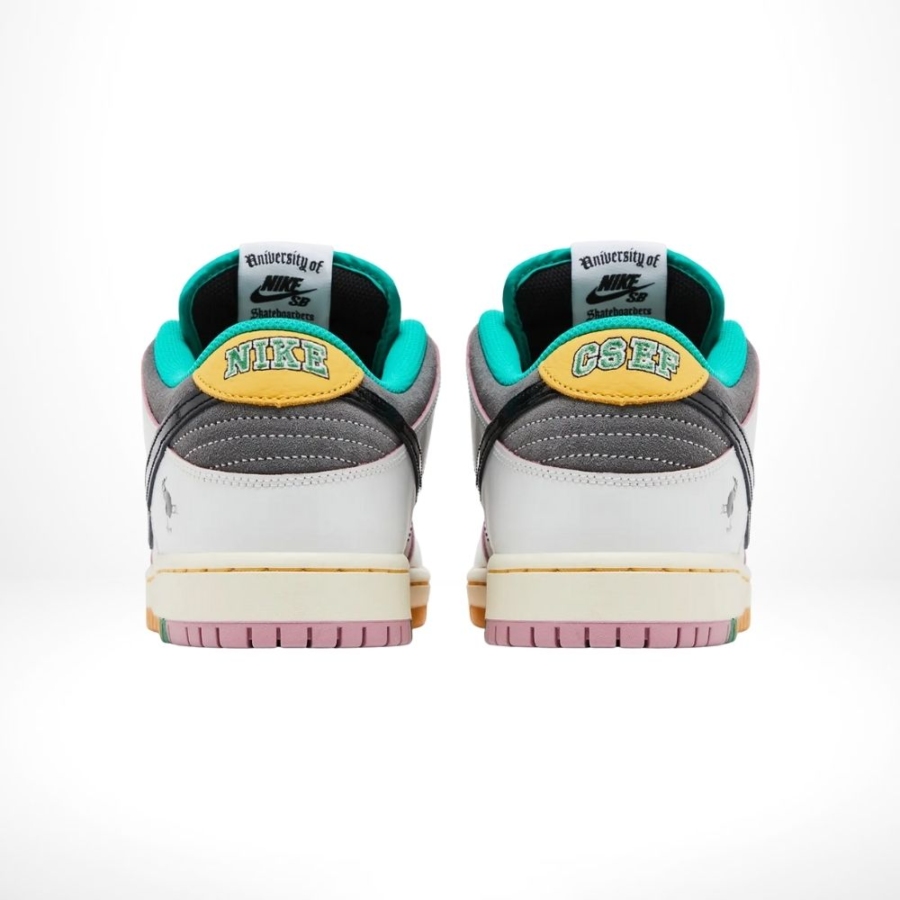 Rear view of the Nike SB Dunk Low