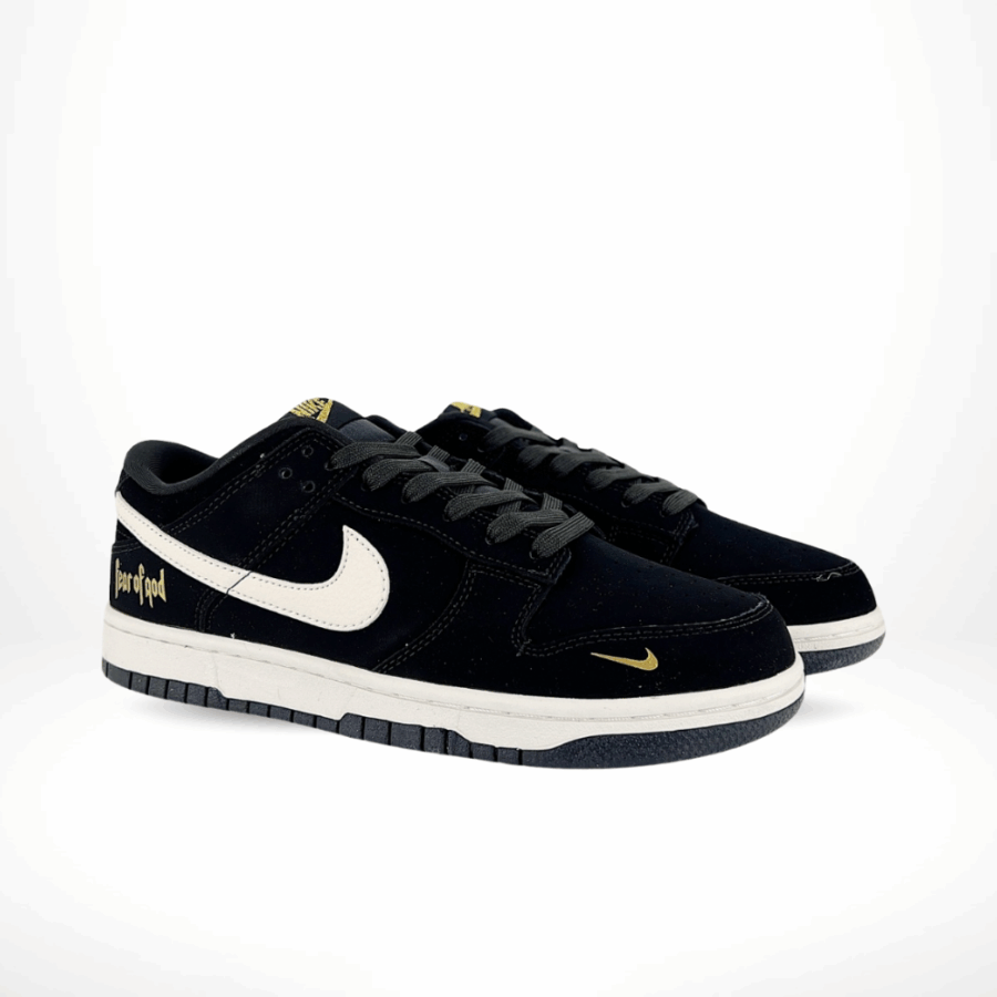 Nike SB Dunk Low X Fear OF God Black Beige - Image 2