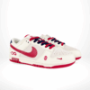 Angled front view of a full pair of Nike SB Dunk Low