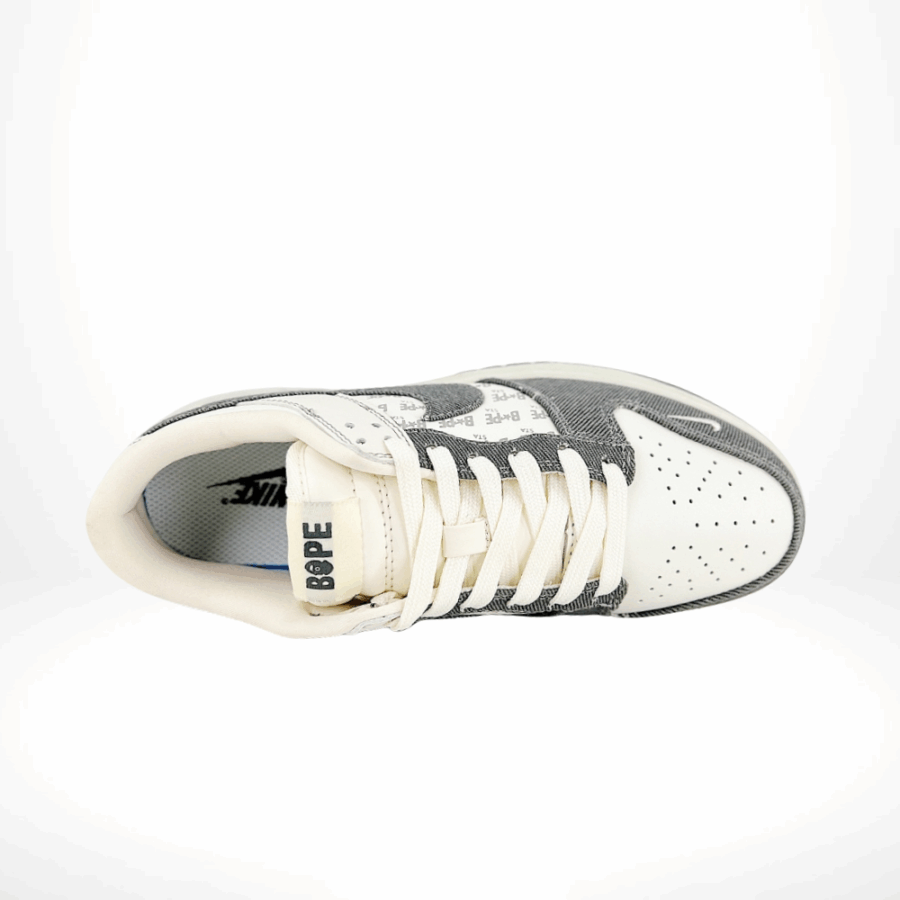 Top-down view of the Nike SB Dunk Low