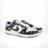 Angled front view of a full pair of Nike SB Dunk Low
