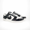 Angled front view of a full pair of Nike SB Dunk Low