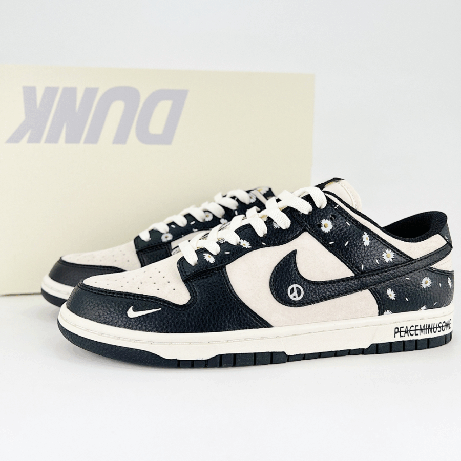 Nike SB Dunk Low X Peaceminusone Black Gray Small Hook  - Image 7