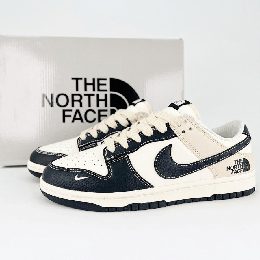 Nike SB Dunk Low X The North Face White Black Rice Hook - Image 7