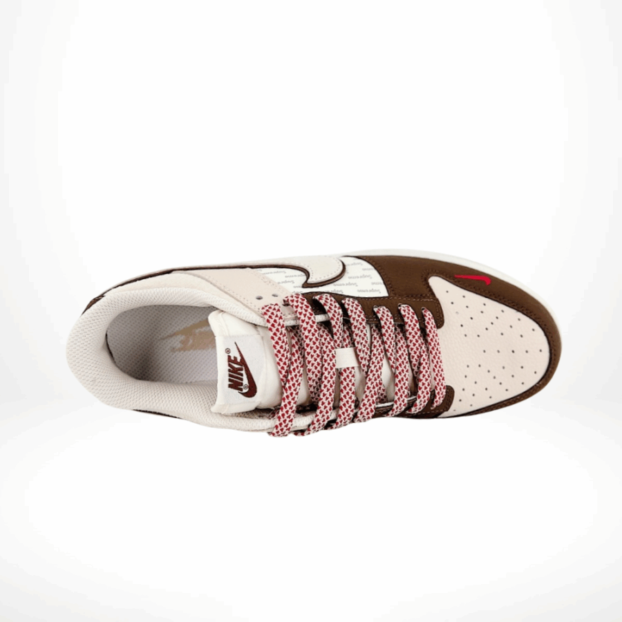Top-down view of the Nike SB Dunk Low