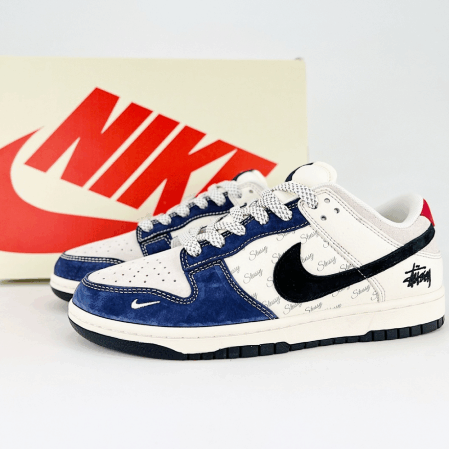 Nike SB Dunk Low Grey White - Image 7
