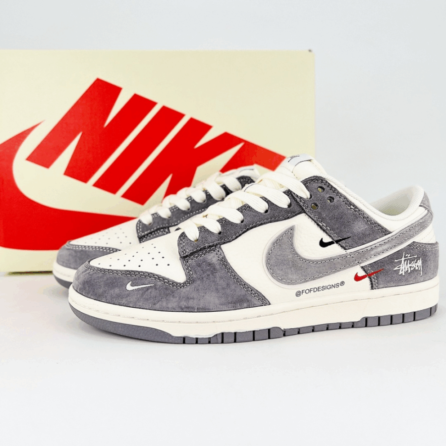 Nike SB Dunk Low Stussy ASH Cream White - Image 7