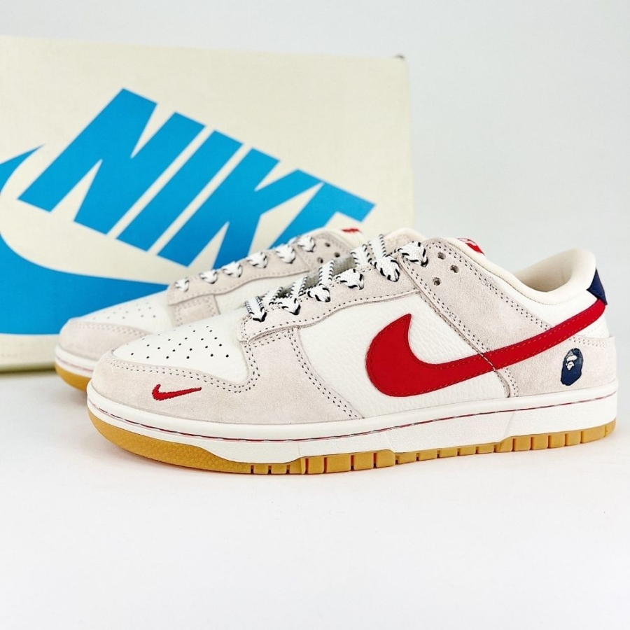 Nike SB Dunk Low X Bape Beige Hook - Image 7