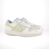 Angled front view of a full pair of Nike SB Dunk Low