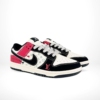 Angled front view of a full pair of Nike SB Dunk Low