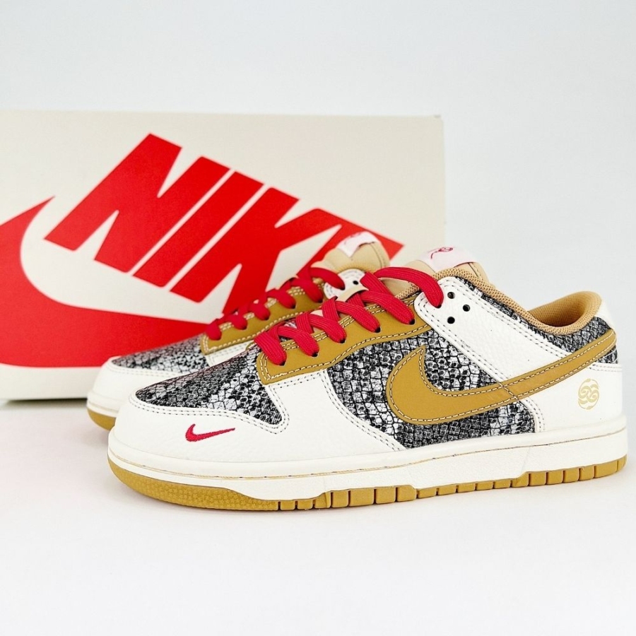 Nike SB Dunk Low Snake Year Limited Edition White Black - Image 7