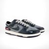 Angled front view of a full pair of Nike SB Dunk Low