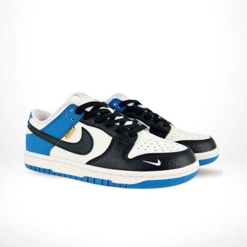 Angled front view of a full pair of Nike SB Dunk Low
