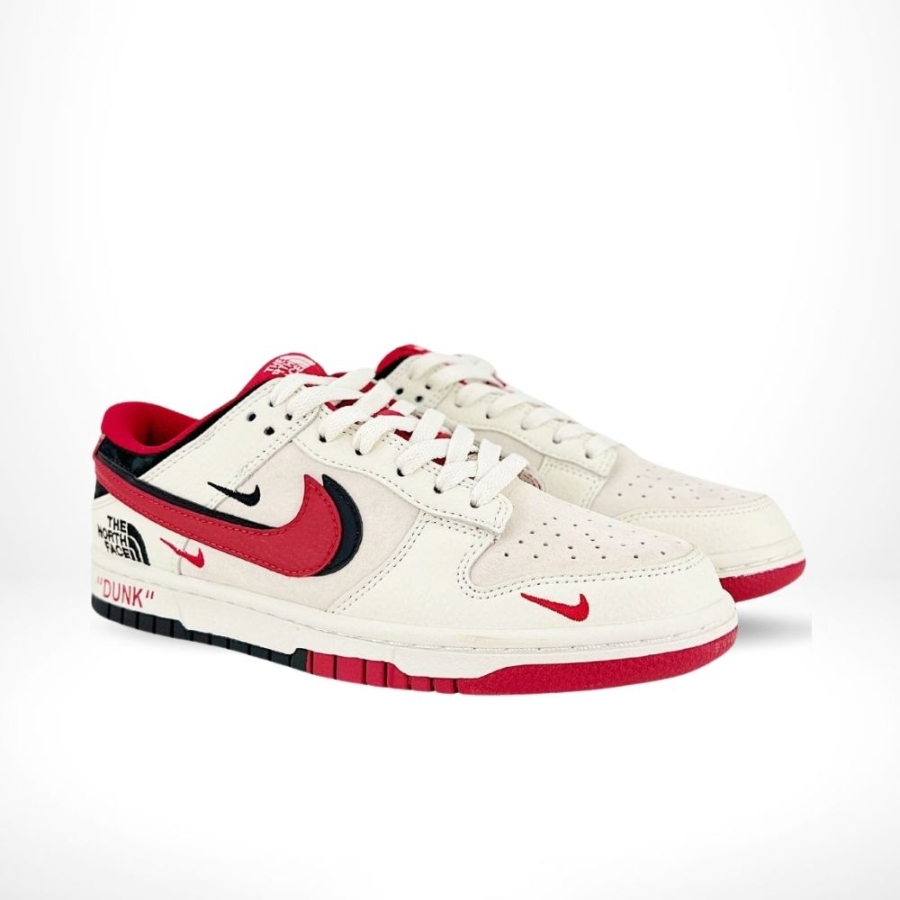 Nike SB Dunk Low X The North Face Red Beige - Image 2