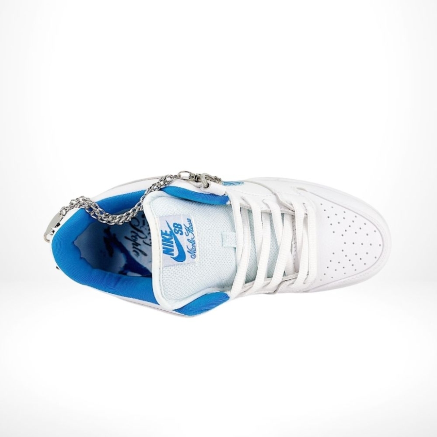 Top-down view of the Nike SB Dunk Low