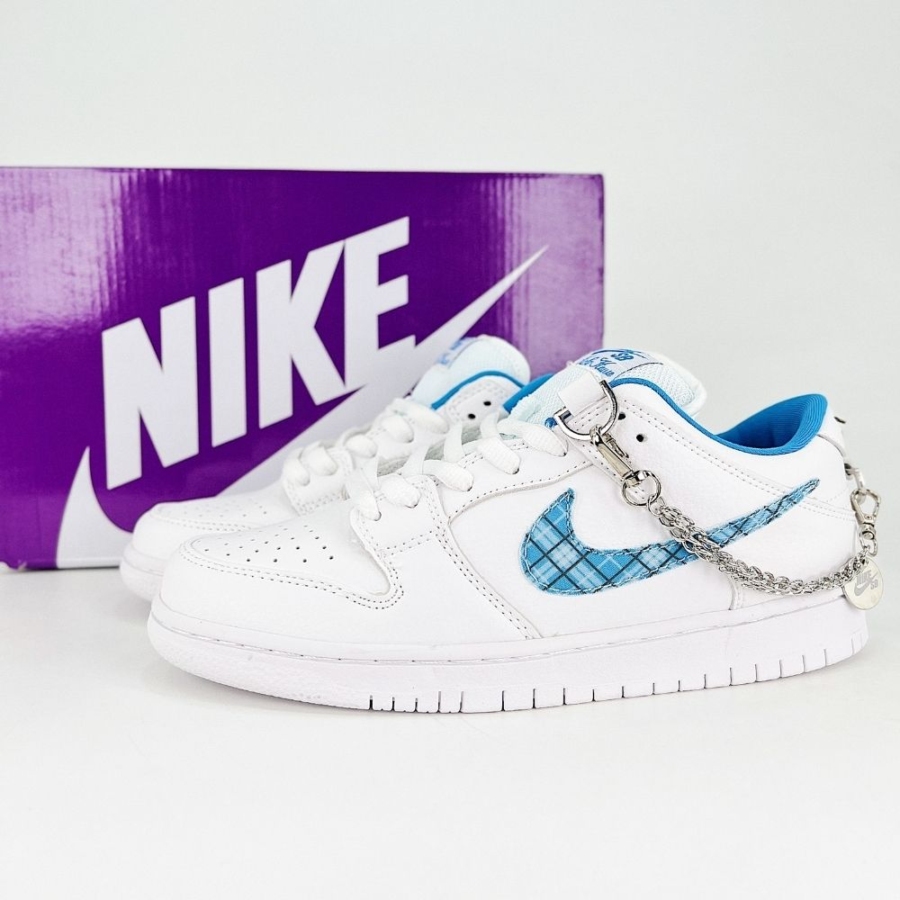 Nike SB Dunk Low Pro Nicole Hause University Blue Triple White - Image 7