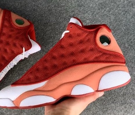 Air Jordan 13 Retro Dune Red White photo review